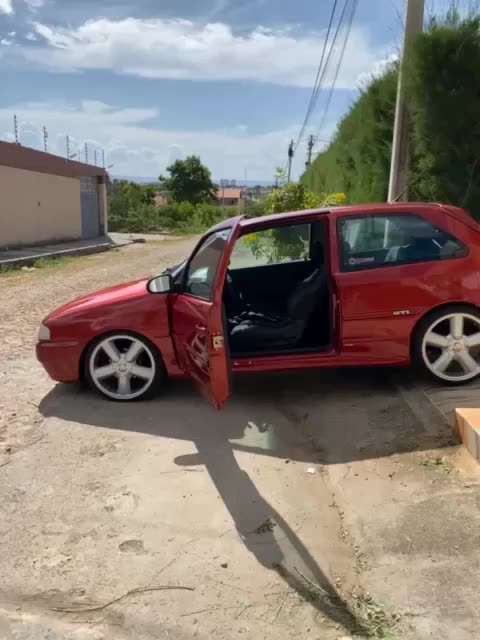 VW GOL GTS VERMELHO REBAIXADO PARA STATUS ❤. 