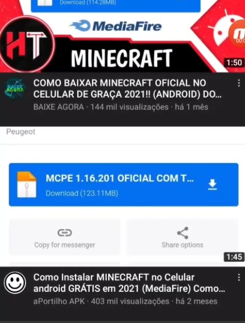 Como baixar Minecraft de graça no celular Android
