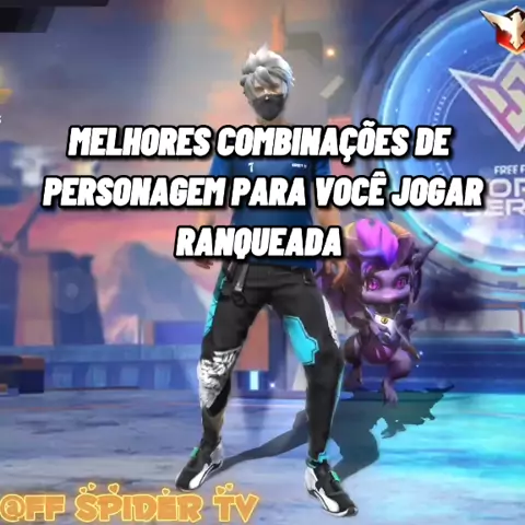 MELHORES COMBINAÇÕES PRA JOGAR RANQUEADA NO FREE FIRE - SÓ COMBINÇÃO TOP 