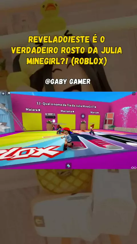 Jogadora Mine Girl - Roblox