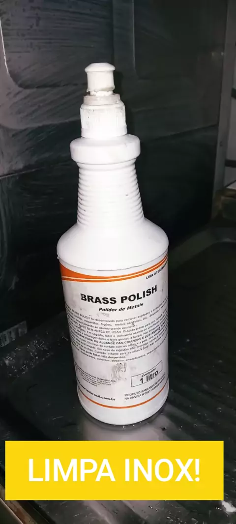 Brass Polish Polidor de Metais 1 litro Spartan