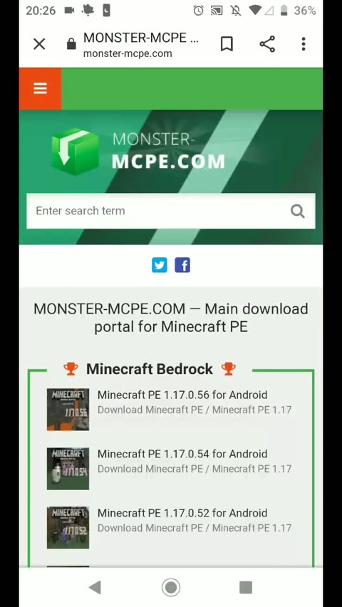 Download Minecraft PE 1.17.0.54 for Android