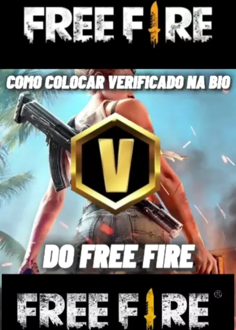 COMO COLOCAR V DE VERIFICADO NO NOME E NA BIO DO FREE FIRE - COMO POR V DE  VERIFICADO NO FREE FIRE 
