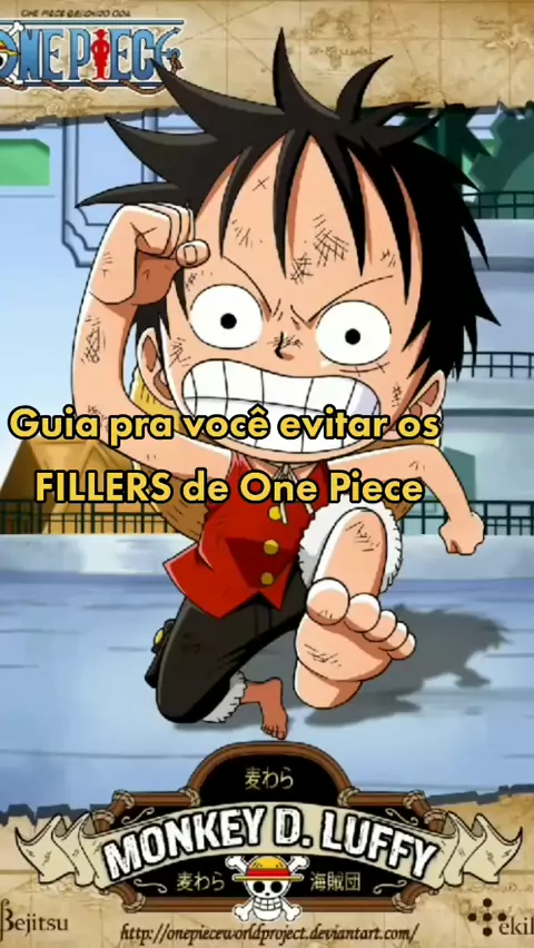 LISTA  Confira os episódios fillers e canônicos de One Piece