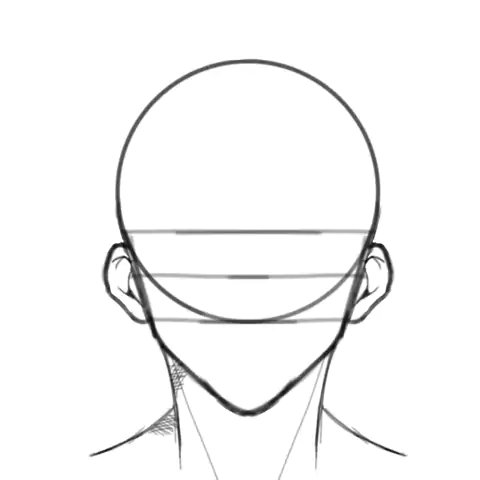 como desenhar rosto masculino de anime