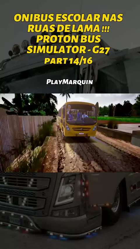 🟡proton bus simulator - mod escolar muito realista! + skin 