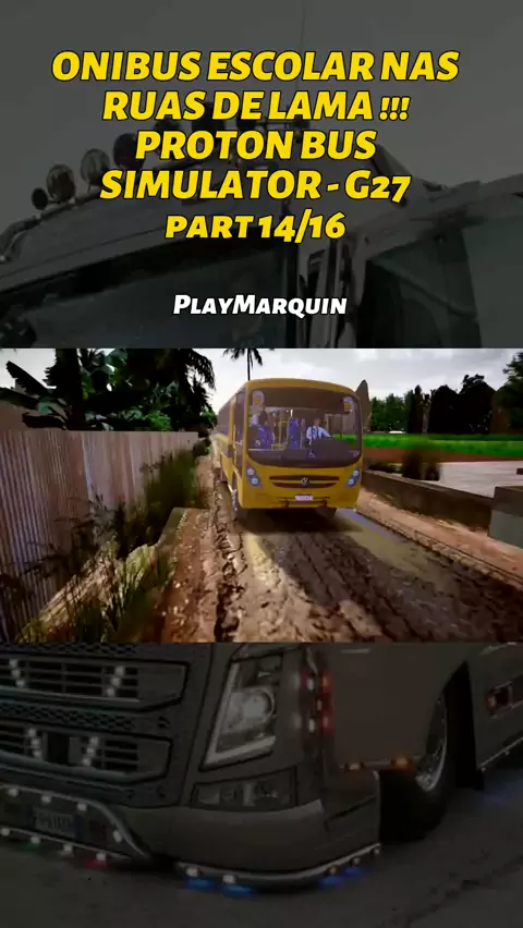 ONIBUS ESCOLAR NA LINHA DOS ATOLEIROS !!! PROTON BUS SIMULATOR