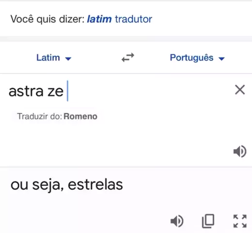 Google traduz latim