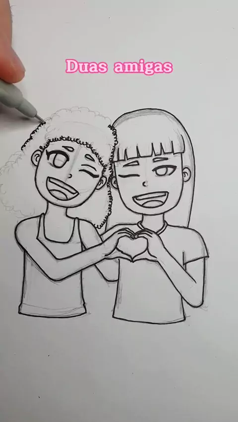 bff:duo2deabmpy= desenhos de melhores amigas para colorir