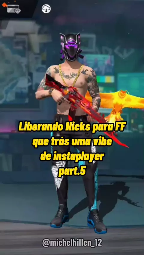 Qual o nick de vocês?🔥❤️ #freefire #nomesparafreefire #fy #ff