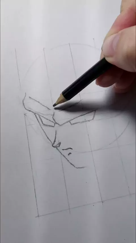 Goku desenho a lapis instinto superior - goku desenho a lapis colorido - goku  desenho passo a passo