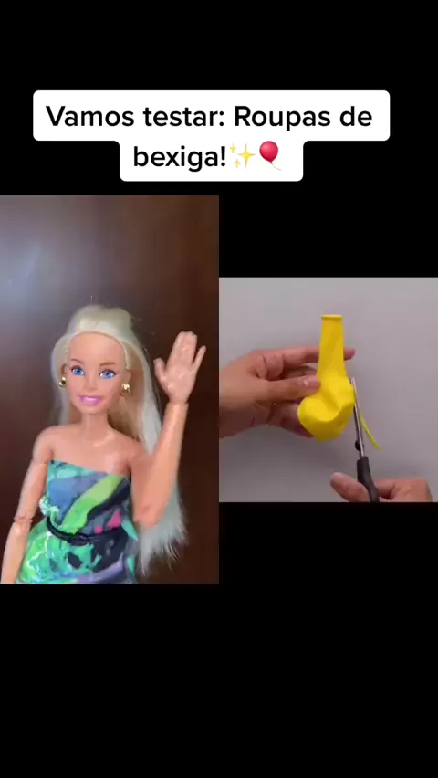 Como fazer 2 Blusas - Tutorial Super Fácil! DIY de Roupas para Barbie,  Monster High e outras Bonecas