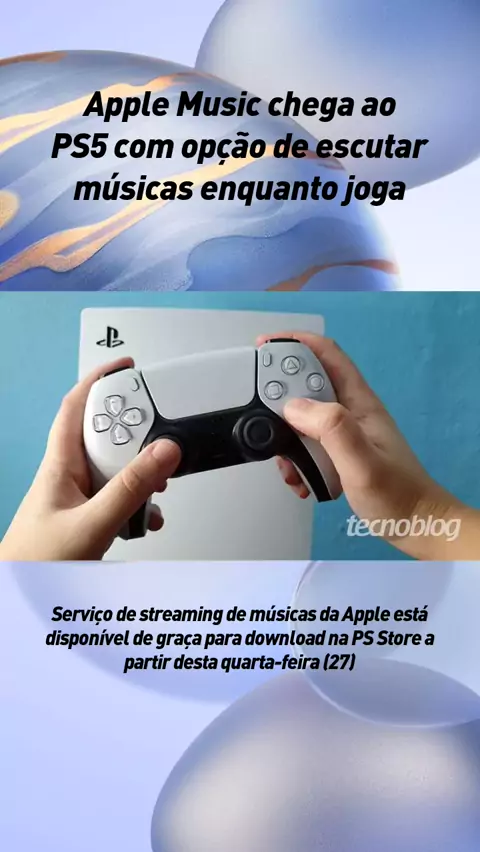 Apple Music chega ao PS5 com opção de escutar músicas enquanto joga –  Tecnoblog