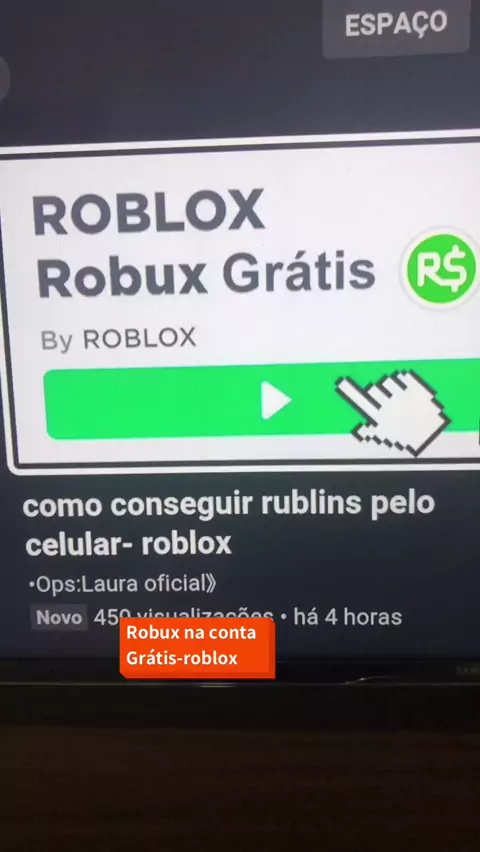 COMO CONSEGUIR ROBUX de GRAÇA NO ROBLOX! *PC e Celular* 