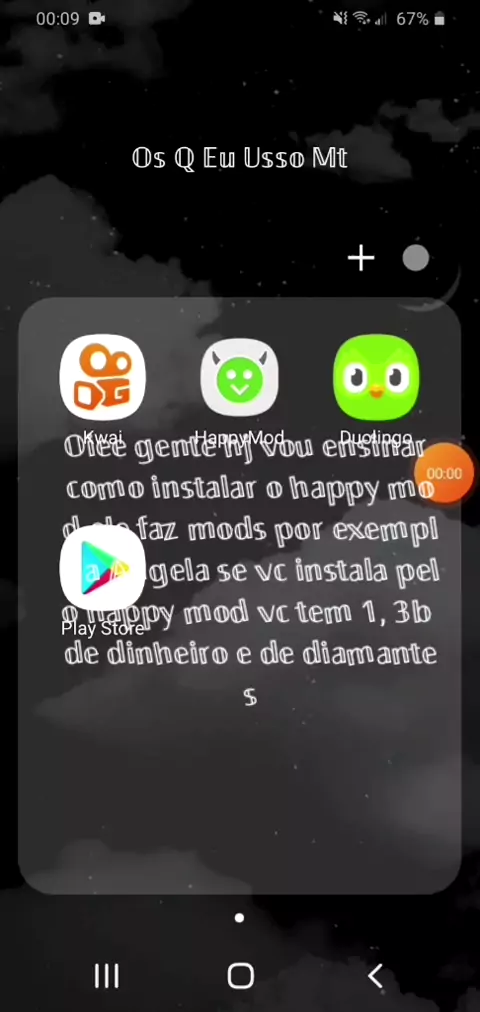 ensinando de como se instalar HappyMod 