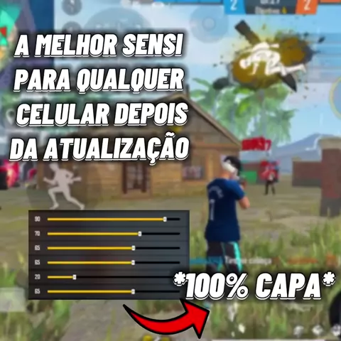 NUNCA MAIS ERRE O CAPA DEPOIS DA ATUALIZAÇÃO COM ESSA SENSIBILIDADE QUE É A  MELHOR DO FREE FIRE 