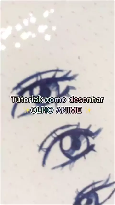 Como desenhar olhos de anime! #anime #desenhar #olhos