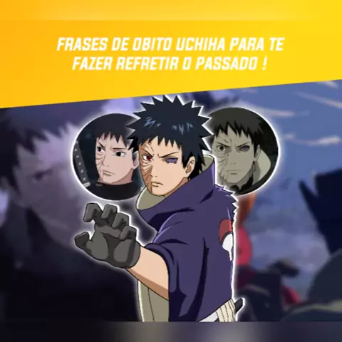 Obito Uchiha - Frases e desenho