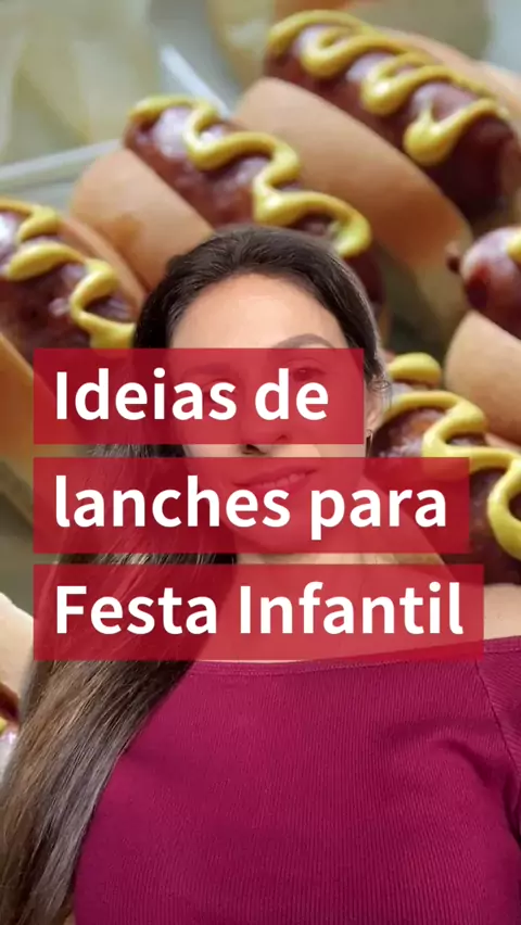 Ideia de LANCHES para FESTA INFANTIL #shorts 