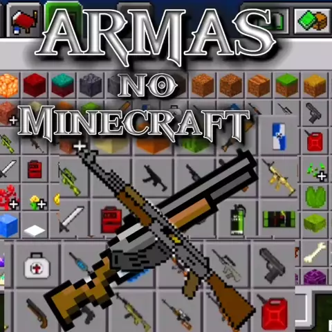 NOVAS ARMAS REALISTAS NO MINECRAFT! (Modern Warfare) - Minecraft