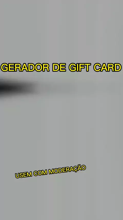 gerador de gift card para roblox