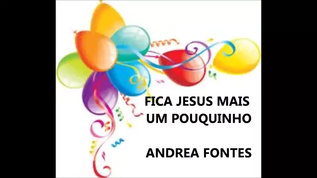 Fica Jesus  Andréa Fontes