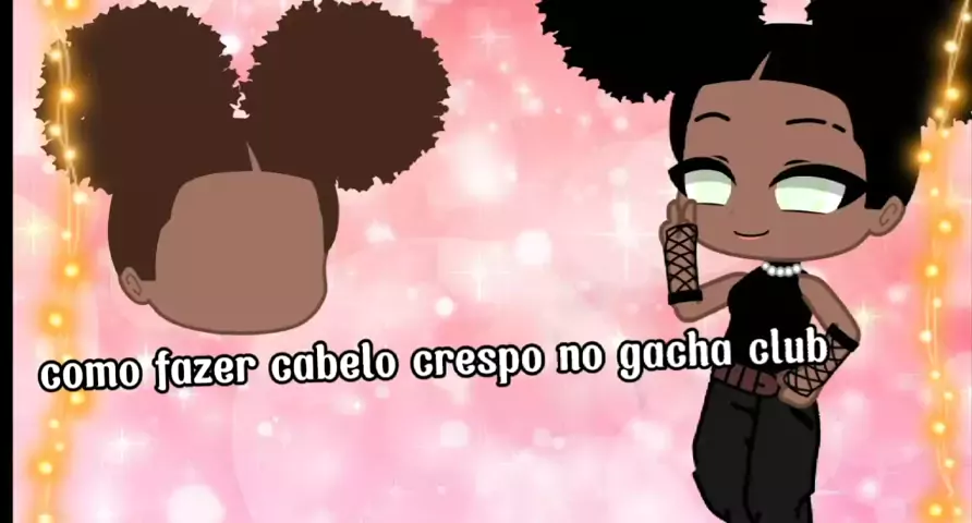 cabelo de gacha club com o código