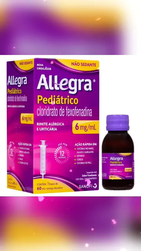 Comprar Allegra 6mg Pediátrico 60ml Sanofi