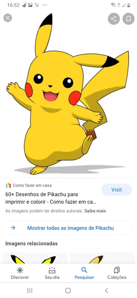 Pikachu para colorir: desenhos para pintar e imprimir - Artesanato Passo a  Passo!