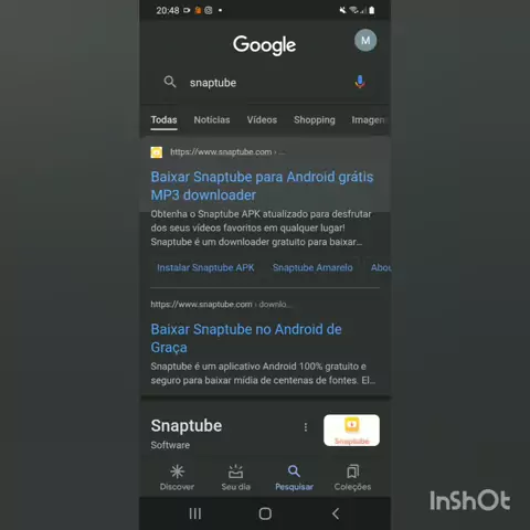 Baixar Snaptube para Android grátis MP3 downloader