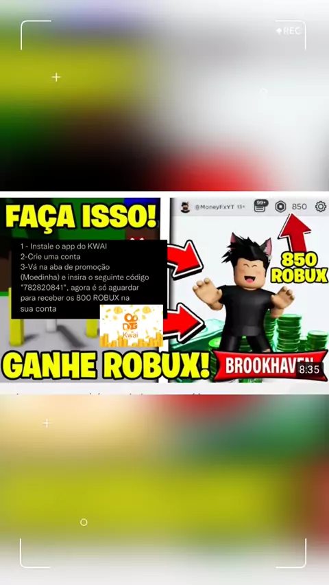 800 ROBUX DE GRAÇA NO ROBLOX.. 