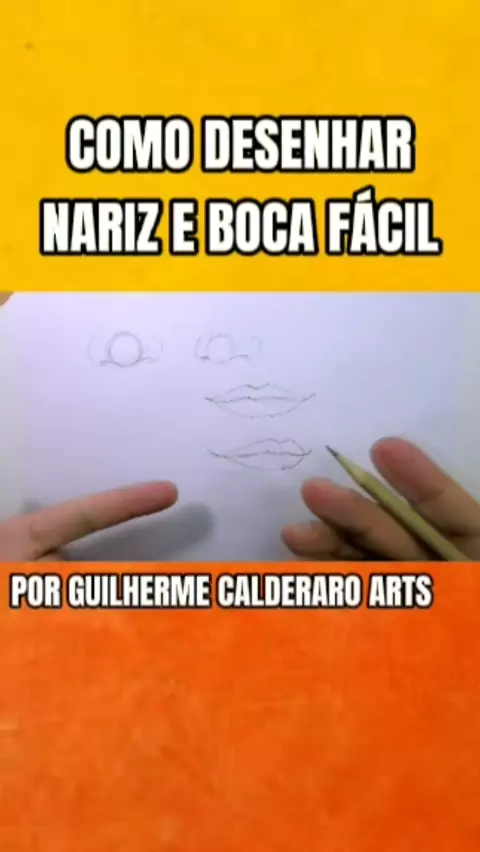 Tutorial – Como desenhar Nariz