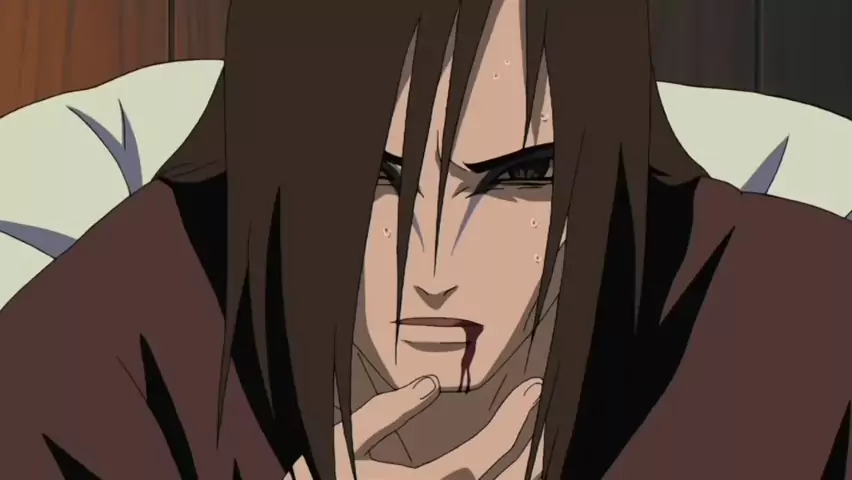 Naruto Shippuden Dublado Sasuke Dá pega na cobra de Orochimaru
