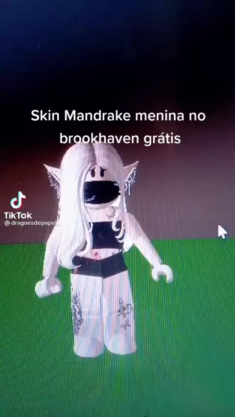 skin no brookhaven de cria menina