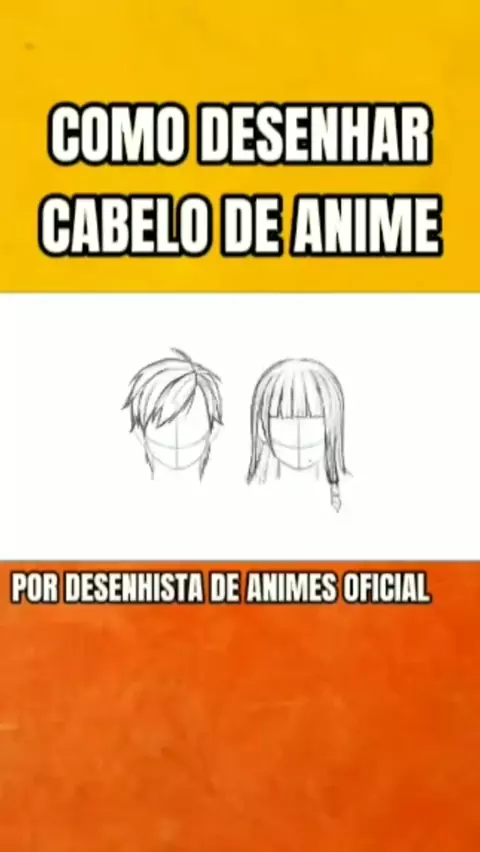 tutorial de como desenhar cabelo anime  Esboço de cabelo, Cabelo desenho,  Cabelo de anime