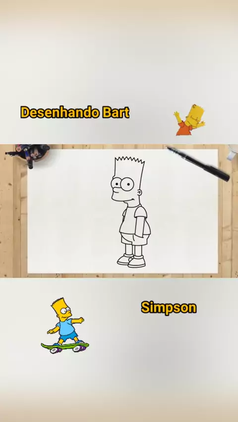 COMO DESENHAR O BART SIMPSON SAD, Bart Simpson Apaixonado