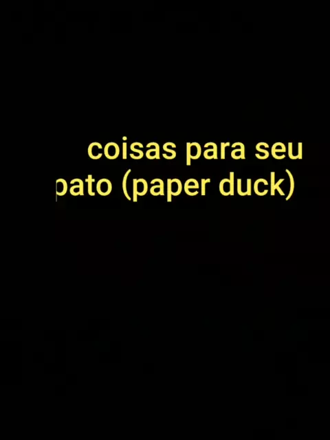 COMO DESENHAR UM PAPER DUCK USANDO O CELULAR