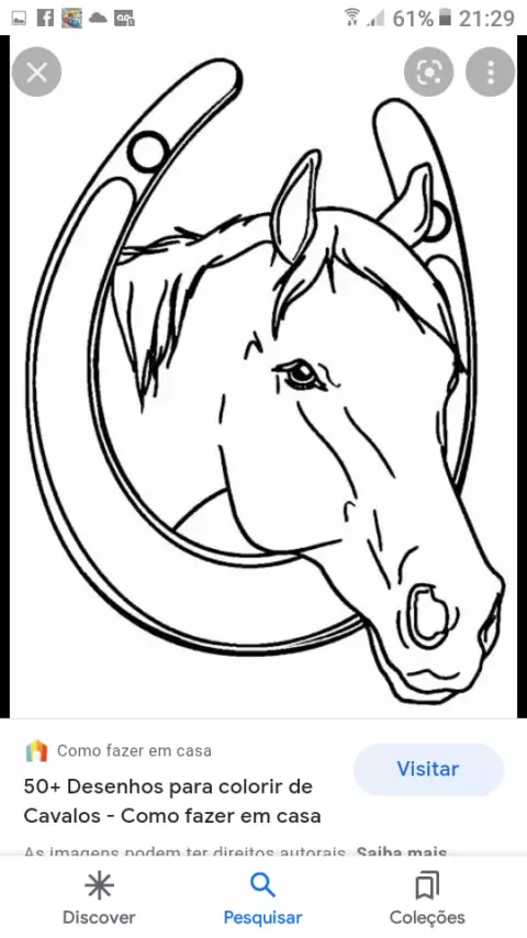 Cavalos para colorir (19 desenhos para imprimir)