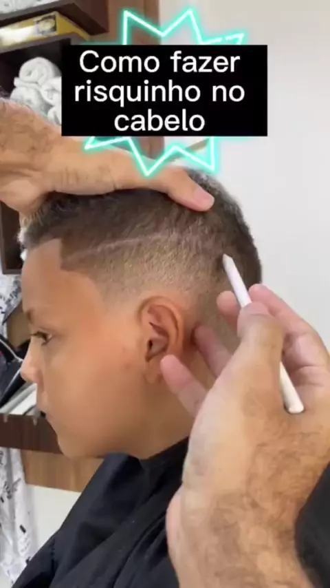 COMO FAZER RISQUINHO NO CABELO