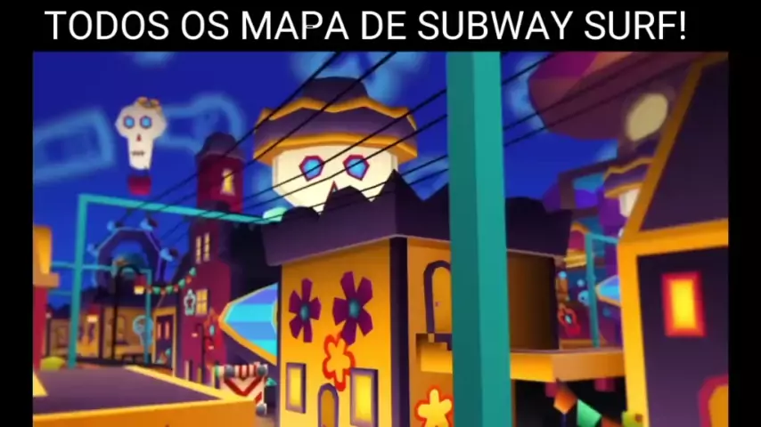 mapa de neve do subway surf