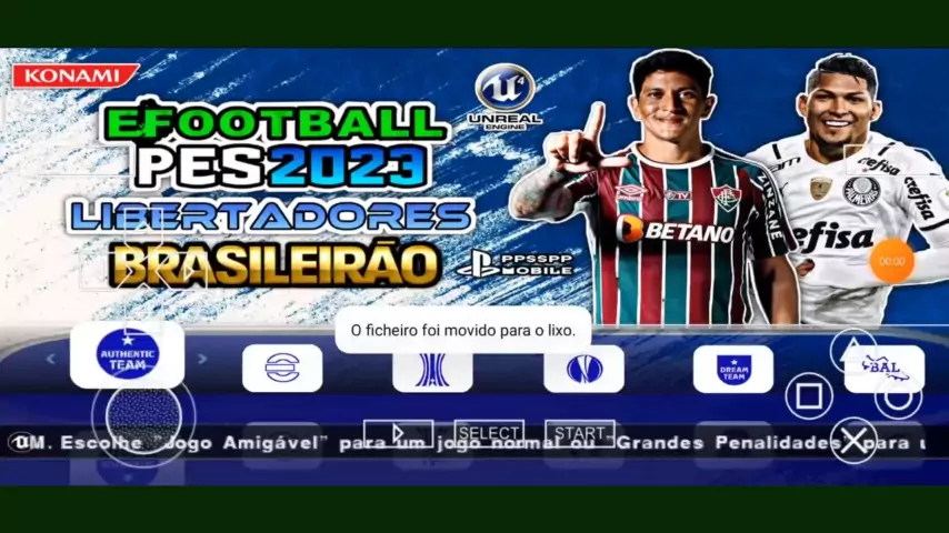 jogue o melhor jogo de futebol para celular em 2024 #viral #pes
