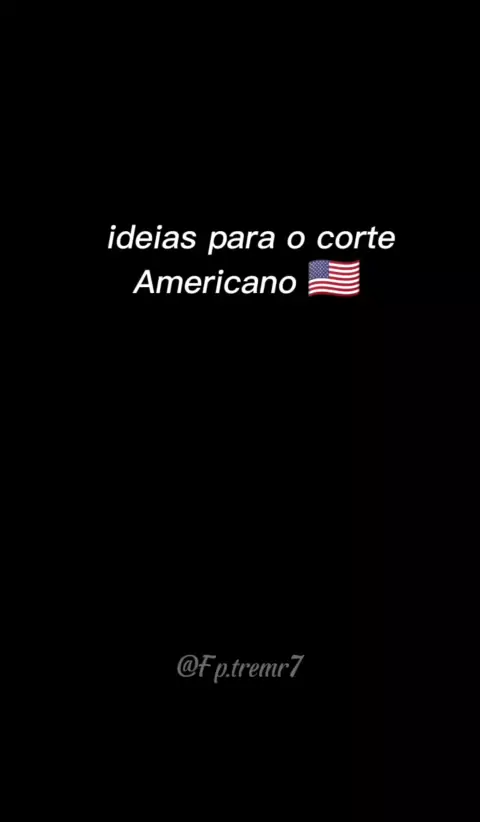 Ideias de listras para o corte americano 🇺🇸 