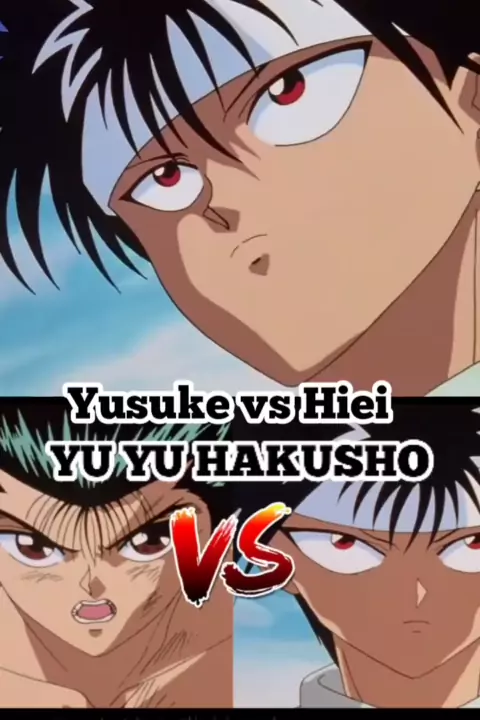 Yusuke X hiei #yuyuhakusho #anime #yusuke