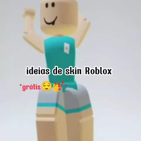 SKIN GRÁTIS E BONITA com ITEMS GRÁTIS DO ROBLOX! 👕 