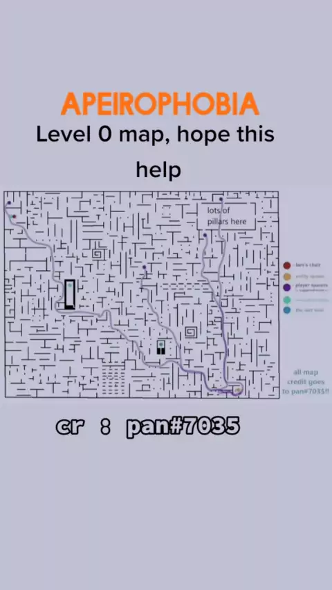 map for level 8 apeirophobia