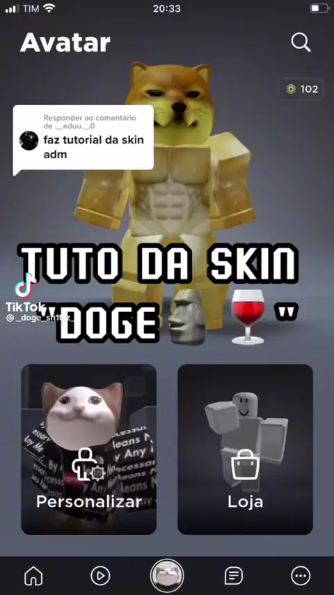 skin gato do Roblox a menina do jogo dox de｜Pesquisa do TikTok