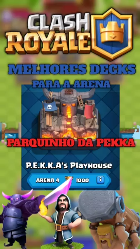 MELHORES DECKS ARENA 14 PICO SERENO NO CLASH ROYALE 