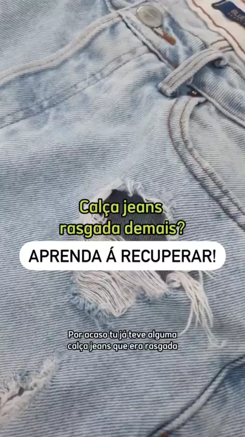 Calça rasgando cheap