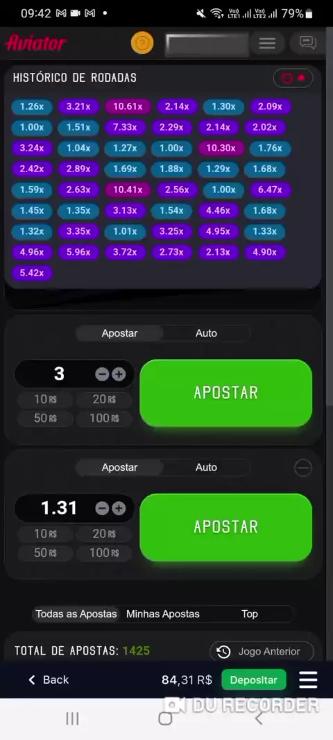 Como analisar o gráfico do Aviator