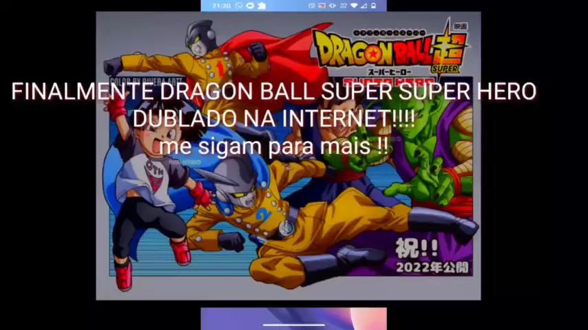 Assistir Dragon Ball Super: Super Hero (2022) Filme Completo Dublado Online  Grátis